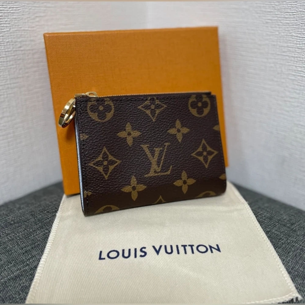 Louis Vuitton Olympe Blue Lisa Mini Folding Wallet